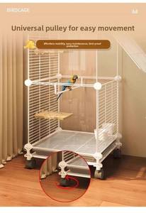 Accessori per animali domestici all'ingrosso cagecanari pappagallo uccello cagemetale uccello Cagelarge uccello gabbia di allevamento di uccelli - Product Image 5
