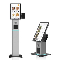Kiosco de Pago Autoservicio Todo en Uno con Pantalla Táctil de 21.5 Pulgadas para Restaurantes de Comida Rápida, Precio de Fábrica OEM de USW, Escáner de Código QR