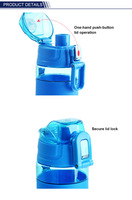 Bouteille d'eau Tritan alcaline étanche avec filtre à infuseur purifier la bouteille d'eau d'hydrogène