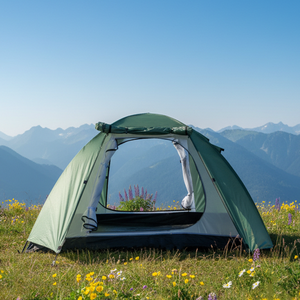 Tente de camping d'extérieur écologique imperméable 2000-3000 mm, légère, à deux étages, quatre saisons, avec cadre en aluminium, pour alpinisme, OEM/ODM - Product Image 3