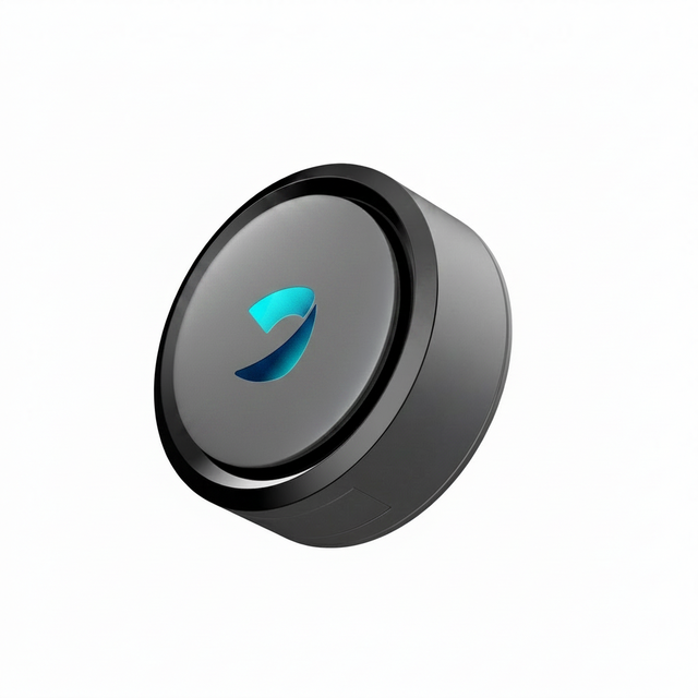 SCiE5 Portable BLE 5.0 Easy Battery Replacement Push Button and a Buzzer & RGB Indicator Programmable Beacon
