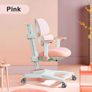 Chaise d'étude ergonomique à double dossier pour enfants avec support lombaire et hauteur réglable pour chambre de garçons et filles et bureau à <span class=keywords><strong>domicile</strong></span> - Product Image 5