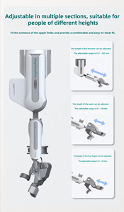 Exosquelette cérébral-machine pour la rééducation fonctionnelle des membres supérieurs, système orthopédique durable, respirant et portable pour hémiplégie - Product Image 4