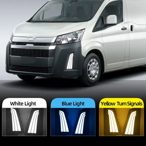 Para Toyota NEW Hiace 2019, Luces LED DRL de 12V para Automóvil, 3 Colores, 3 Funciones, Luz Diurna, Luz Antiniebla, Luz de Freno, Direccional, Reflector para Camioneta y Autobús - Product Image 2