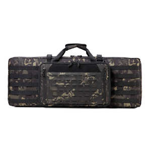 32 "36" 42 "48" ダブル戦術銃バックパックヘビーデューティーデュアルガンケースハンティング/レンジ用防水MOLLEナイロンガンホルスター - Product Image 1