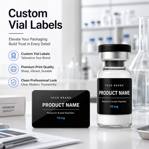 Etichette Adesive Personalizzate per Flaconi, Stampa Olografica, Adesivi ed Etichette per Flaconi di Medicinali, Design e Campione Gratuiti ODM, 2ml/5ml/10ml - Product Image 2