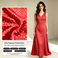 Tissu satiné 100 % polyester en gros d'usine, fil 75D, 90 GSM, léger, toucher doux, imprimé, anti-boulochage, pour vêtements garçons et femmes