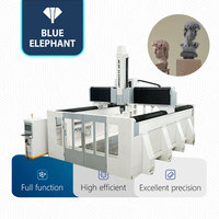 Routeur CNC 5 axes de grande taille 2040 ATC pour sculpture 3D, mousse EPS légère et polyuréthane pour modèles d'exposition et de présentation