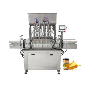 ZT4T Automatic Bottle Liquid Milk Yogurt Jam Ketchup Sterile Filling Machine with Rotor Pump
