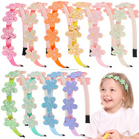 Ensemble personnalisé BELLEWORLD bandeau princesse à paillettes pour enfants serre-tête mignon étoile papillon cheveux arcs bandeaux cerceau de tête pour bricolage