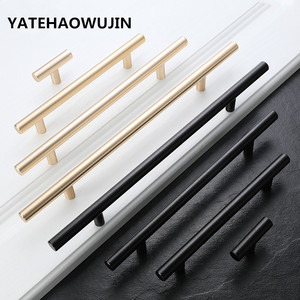 YATeHAOWUJIN Long Handle 1M Matte <b>Black</b> Gold Cabinet Drawer Wardrobe <b>Door</b> Handle Modern Minimalist - Product Image 4