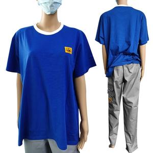 بيع مصنع ALLESD ملابس عمل قطنية مقاومة للأتربة للرجال قميص <span class=keywords><strong>ESD</strong></span> مخصص من شركة التصنيع الأصلية - Product Image 1