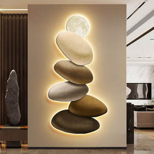 Dipinto Decorativo <span class=keywords><strong>Moderno</strong></span> di Lusso con Incisione UV Personalizzata, Illuminazione LED <span class=keywords><strong>Elegante</strong></span> per <span class=keywords><strong>Arredamento</strong></span> Casa - Product Image 2