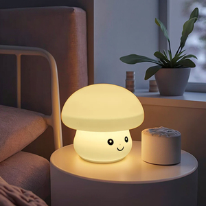 Silicone tối giản LED ánh sáng ban đêm hiện đại có thể sạc lại 1.5V AAA pin màu ấm tap ánh sáng cho phòng trang trí Max 0.5 Wát DC5V - Product Image 1