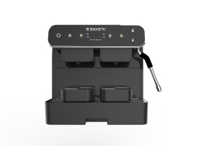 Machine à café à capsules commerciale <span class=keywords><strong>semi</strong></span>-<span class=keywords><strong>automatique</strong></span> 2300w 2 groupes pour café - Product Image 2