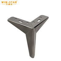 WINSTAR Modern Triangle Möbel Eisen beine Golden Cabinet Sofa Legs