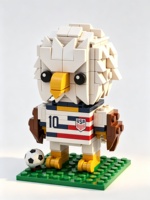 Kit de construction de modèle d'aigle de carrière, jouet éducatif en plastique, bricolage personnalisé, 40 pièces, figurine de collection à l'échelle 1:12