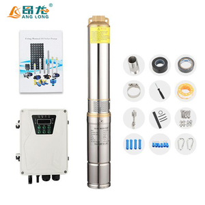 1100 Wát 3 inch nông nghiệp bộ hoàn chỉnh chìm bơm năng lượng mặt trời sâu vâng bơm nước - Product Image 6