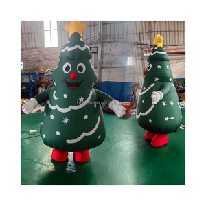 Personalizado Navidad decoración dibujos animados Anime inflables Santa Claus muñeca muñeco de nieve vestido Navidad Reno inflable disfraz - Product Image 2