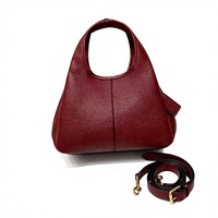 Sacs à main en cuir véritable 2026 – Fournisseur chinois en gros – Design chic et luxueux pour femmes – Forme seau – Grande capacité – Portable