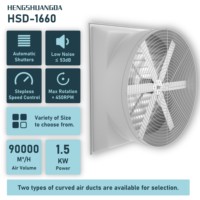 Industrieller Dach-Axialventilator mit Kugellager, SMC-Glasfaser-Stahlflügel, Wand-/Fenstermontage, Belüftung und Rauchabzug