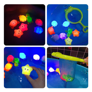 SY Cross-Border Children's Light-Up Animal Vinyl <strong>Net</strong> Fishing Play <strong>Toy</strong> Plastic Baby Floating Bathing <strong>Toy</strong> <strong>for</strong> Bathroom Water Play - Product Image 6