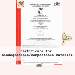 Bolsas Biodegradables para Desechos de Perros, con Logotipo Personalizado, Ecológicas, de Alta Calidad, Impresas, para Excrementos de Perros - Product Image 3