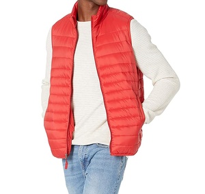 Gran oferta 2025, calentador de cuerpo de diseñador al por mayor, nuevo chaleco acolchado personalizado para hombre, chaleco acolchado ligero informal en Color naranja - Product Image 2