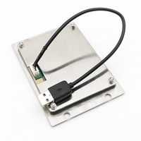 Clavier et clavier USB en acier inoxydable robuste, étanche et antivol, avec clavier braille, pour personnes aveugles