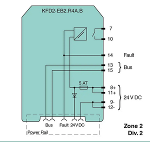 Barreras de Seguridad Intrínsecas Nuevas y Originales KFD2-EB2.R4A.B, Módulo de Alimentación Redundante. Venta al por Mayor en Stock - Product Image 1