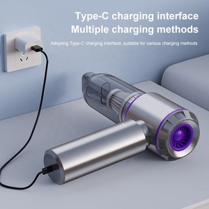 Aspirateur à main sans fil 15000 Pa pour voiture, aspirateur portable sans fil pour nettoyage humide et sec, aspirateur domestique à main - Product Image 6