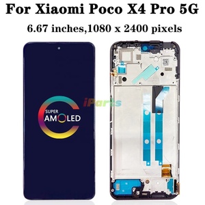 Ricambio iParts nuovo schermo Touch Screen AMOLED con telaio per Xiaomi Poco <span class=keywords><strong>X4</strong></span> Pro 5G 2201116PG OEM parti di riparazione - Product Image 3