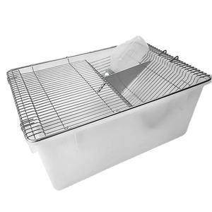 Laboratuvar gine domuz kafesi PP malzeme kemirgen yem fare sıçan grubu yetiştiriciliği küvet laboratuvar kafesi şişe - Product Image 5