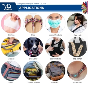 Cinturino 100% in poliestere 38mm Jacquard cinghia di trasporto multicolore cinturino per animali domestici cintura per fotocamera - Product Image 3