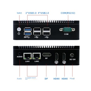 Yanling N5P โฮสต์อุตสาหกรรมขนาดเล็กพร้อม CPU J3710คอมพิวเตอร์คอมพิวเตอร์สี่แกนแบบไม่มีพัดลม - Product Image 3