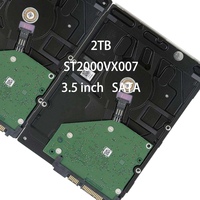 Hard Drive Internal Surveillance Lite ST2000VX007 2TB 5400RPM 64MB SATA 3.0 6Gb/s 3.5-inci Rekondisi