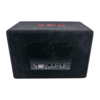 Soway OP-T L-10 Audio boîtiers chargés de voiture sous le siège subwoofer sous les cônes de woofer boîtier professionnel construire 16 ans