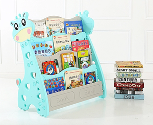 Girafe Anti-fissure, meuble pour enfants, préscolaire, étagère en plastique pour bébés, présentoir de livres - Product Image 6