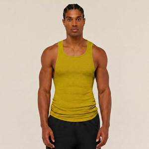 Mens Athletic Training Tank Top with Soft Comfortable Fabric for Sports and Active Movement Men Tank Top Custom <b>Logo</b> - Product Image 1