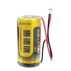 Batterie au lithium <span class=keywords><strong>Huiderui</strong></span> <span class=keywords><strong>CR123A</strong></span> CR17345 DL123A 3V avec fil et connecteur pour compteur d'eau intelligent - Product Image 1