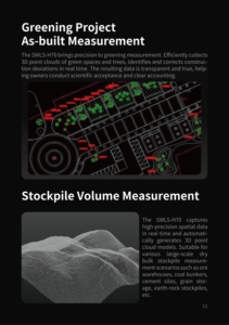 อุปกรณ์เลเซอร์แบบเรียลไทม์แบบใช้มือถือ GPS RTK 3D LIDAR Slam - Product Image 2