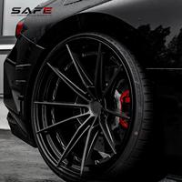 Juego de Llantas de Aleación Forjadas Raven con Diseño Intertwined Y Face de 20 y 21 Pulgadas, 5x112, Ajuste Directo para BMW M3 G80, Modificación Dark Theme