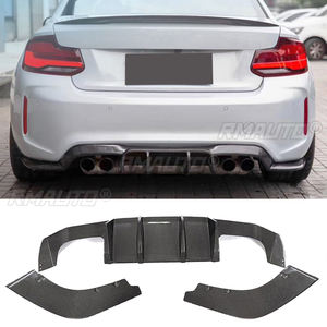 Diffuseur de pare-chocs arrière pour BMW Série 2 F87 M2 M2C Competition 2016-2018, lèvre de diffuseur arrière, ailerons, séparateurs en fibre de carbone/FRP - Product Image 2