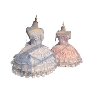 Vestido Original Lolita Moonlight Mirror JSK, Elegante y Dulce, Falda de Poliéster para Mujer Adulta, Estilo Princesa, Disfraz de Cosplay - Product Image 3