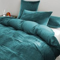 Ensemble de housse de couette en micro-polaire sherpa personnalisé, en peluche de vison, épais, plié, certifié OEKO-TEX, 300TC, prix d'usine