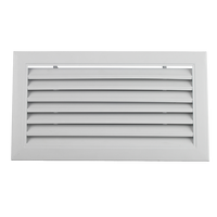 Diffuseurs de plafond et de mur en aluminium pour retour d'air, grilles de ventilation de plafond
