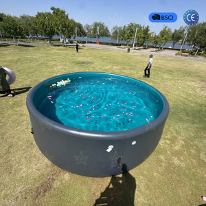 <span class=keywords><strong>Piscine</strong></span> gonflable ronde à montage rapide avec échelle et filtre pour enfants et adultes, <span class=keywords><strong>piscine</strong></span> extérieure en PVC Drop Stitch - Product Image 3
