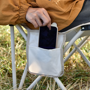 Silla de <span class=keywords><strong>Camping</strong></span> con marco de aluminio plegable fuerte y ligera de lona compacta extraíble portátil para viajes en la playa mesas al aire libre - Product Image 6