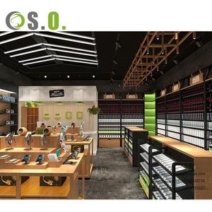 Pantalla de teléfono moderna personalizada, escaparate de teléfono móvil, Mostrador de tienda, tienda de teléfono, diseño de decoración de interiores - Product Image 2