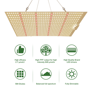 ไฟปลูกพืชแบบควอนตัมบอร์ด ฟูลสเปกตรัม 240 วัตต์ - Product Image 6